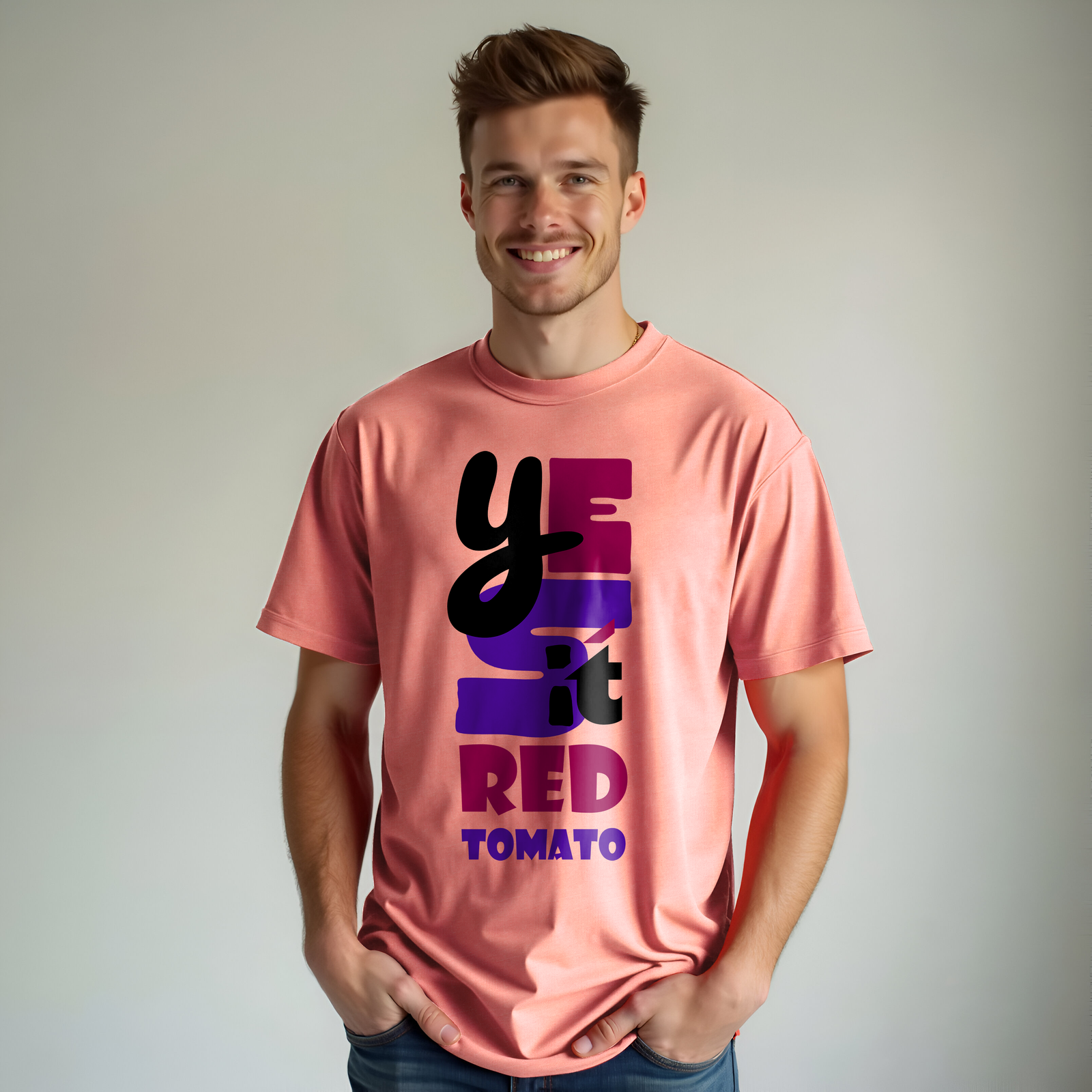 Mens M Over S Light Red 9