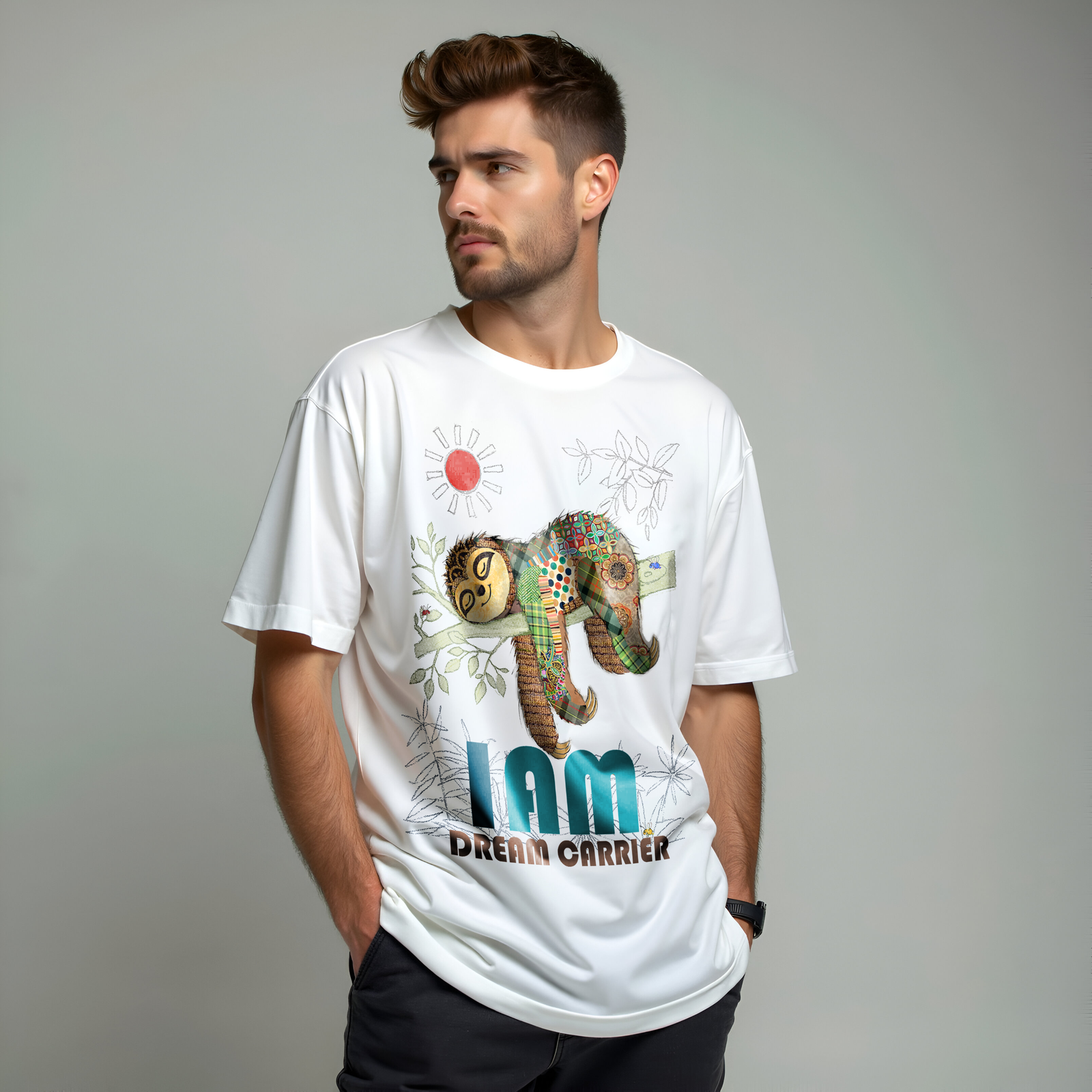 Mens M White Over 47