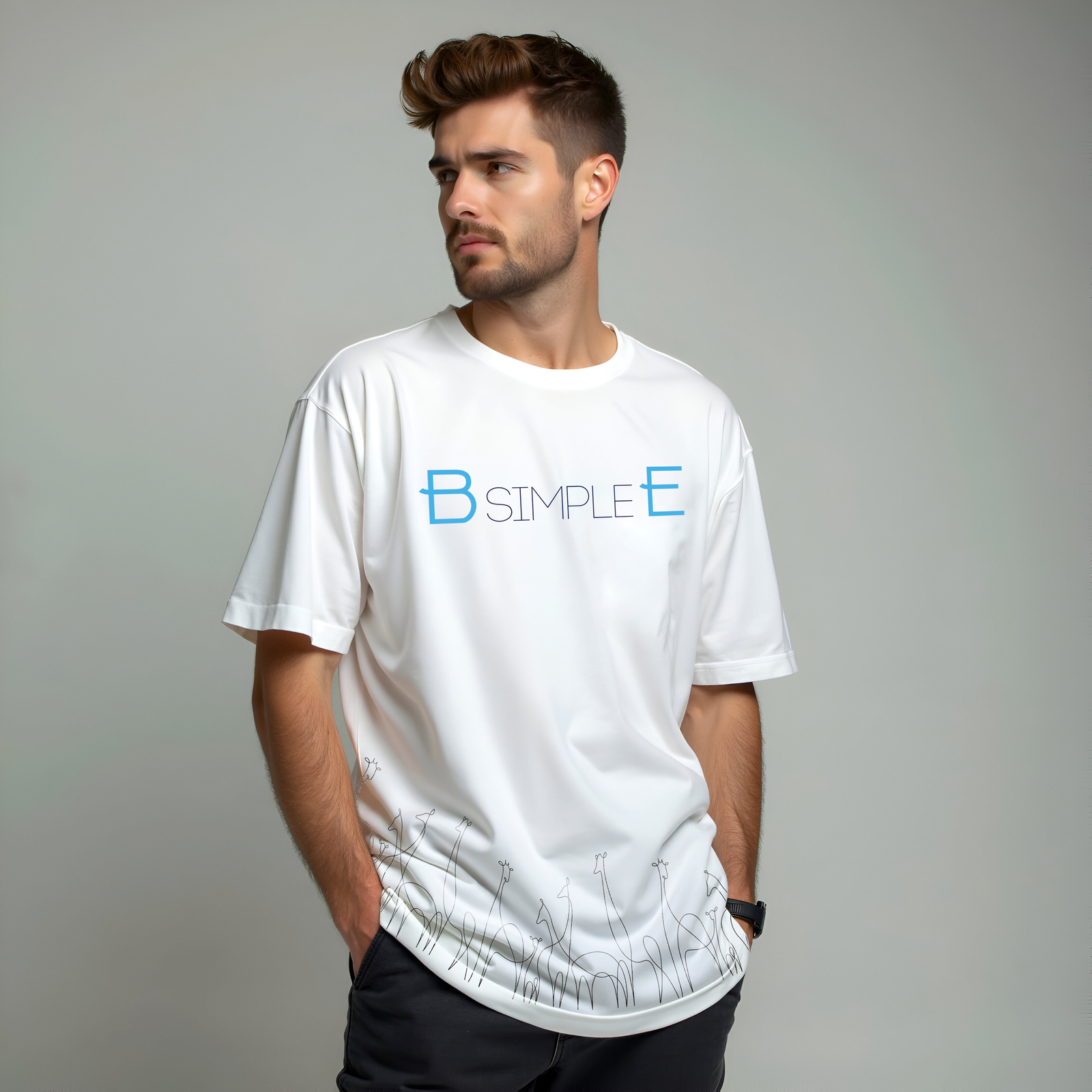 Mens M White Over 73